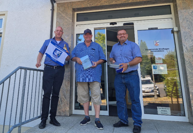 Besuch des Landesfeuerwehrverbandes Schleswig-Holstein in Windhagen